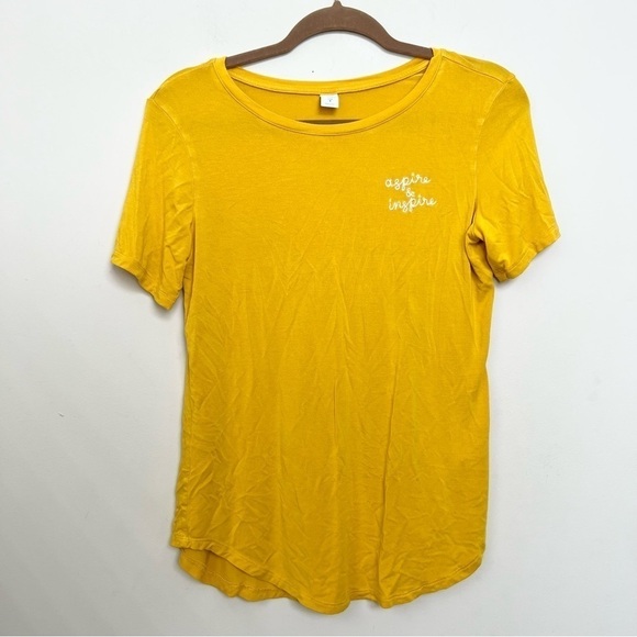OLD NAVY Luxe Aspire to Inspire Graphic Tee - Picture 1 of 5